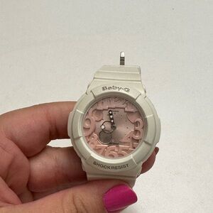 Casio Baby-G Shock Resistant Watch - Pink and White